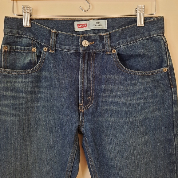 Levi's 505 Straight Fit Jeans - Picture 3 of 16
